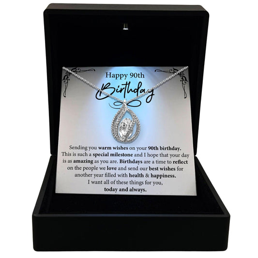 women's necklace orbital birdcage 90th birthday gift for her sterling silver birdcage pendant for 90th birthday her sterling silver birdcage pendant allgifting product image