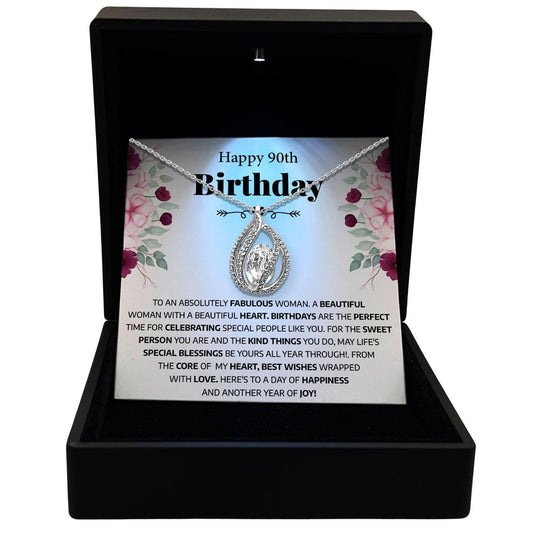 women's necklace orbital birdcage 90th birthday gift for her sterling silver birdcage pendant for 90th birthday her sterling silver birdcage pendant allgifting product image