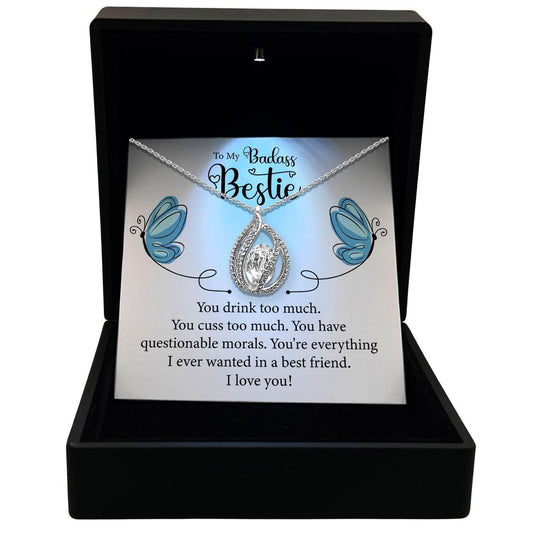 AllGifting, Women's Necklace, Orbital Birdcage, Best Friend Gift Sterling Silver Birdcage Pendant Jewelry