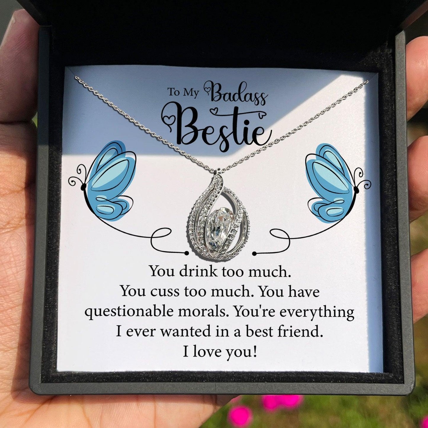 AllGifting, Birdcage Necklace For Women, Best Friend Gift Sterling Silver Birdcage Pendant Jewelry