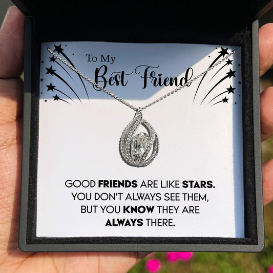 AllGifting, Birdcage Necklace For Women, Best Friend Gift Sterling Silver Birdcage Pendant Jewelry, Card2