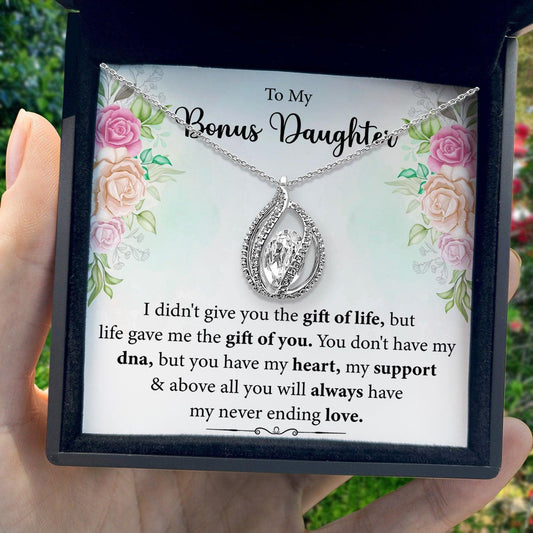 AllGifting, Birdcage Necklace For Women, Bonus Daughter Gift Sterling Silver Birdcage Pendant Jewelry, Card3