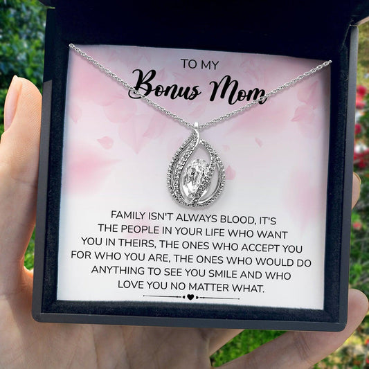 AllGifting, Birdcage Necklace For Women, Bonus Mom Gift Sterling Silver Birdcage Pendant Jewelry, Card1