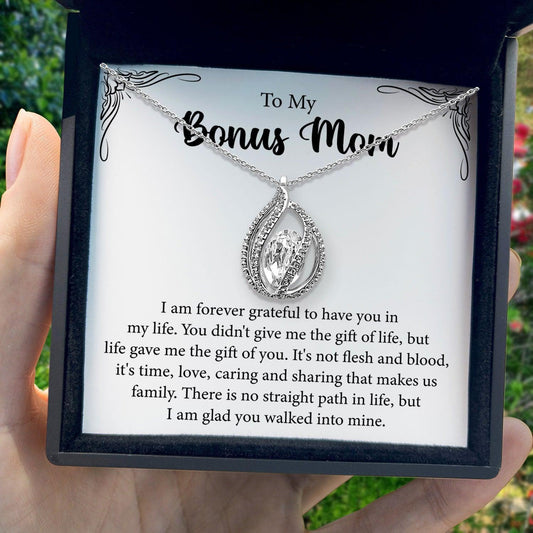 AllGifting, Birdcage Necklace For Women, Bonus Mom Gift Sterling Silver Birdcage Pendant Jewelry, Card2