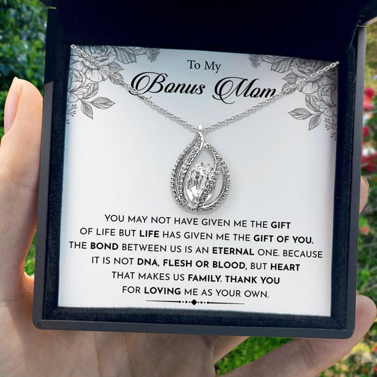 AllGifting, Birdcage Necklace For Women, Bonus Mom Gift Sterling Silver Birdcage Pendant Jewelry, Card3