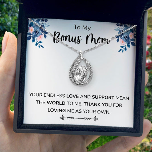 AllGifting, Birdcage Necklace For Women, Bonus Mom Gift Sterling Silver Birdcage Pendant Jewelry, Card5