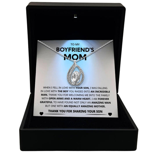 AllGifting, Women's Necklace, Orbital Birdcage, Boyfriend's Mom Gift Sterling Silver Birdcage Pendant Jewelry, Card4