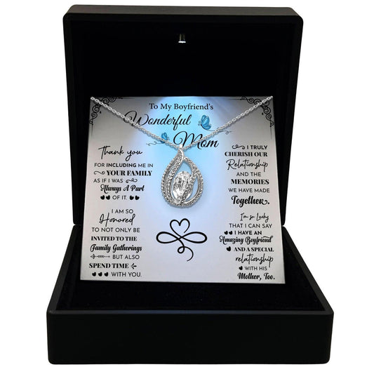 AllGifting, Women's Necklace, Orbital Birdcage, Boyfriend's Mom Gift Sterling Silver Birdcage Pendant Jewelry, Card5
