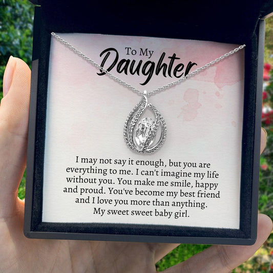 AllGifting, Birdcage Necklace For Women, Daughter Gift Sterling Silver Birdcage Pendant Jewelry, Card14