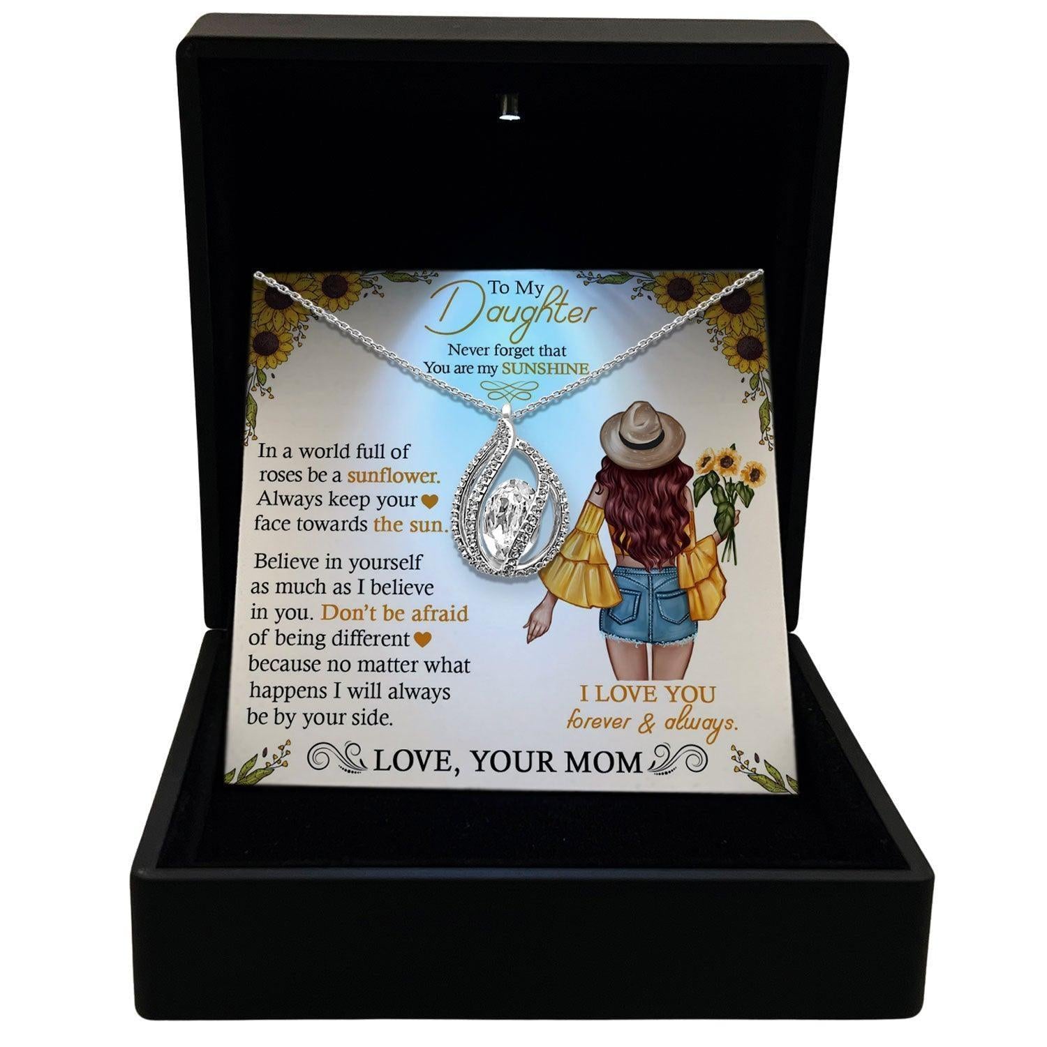 AllGifting, Women's Necklace, Orbital Birdcage, Daughter Gift Sterling Silver Birdcage Pendant Jewelry, Card7
