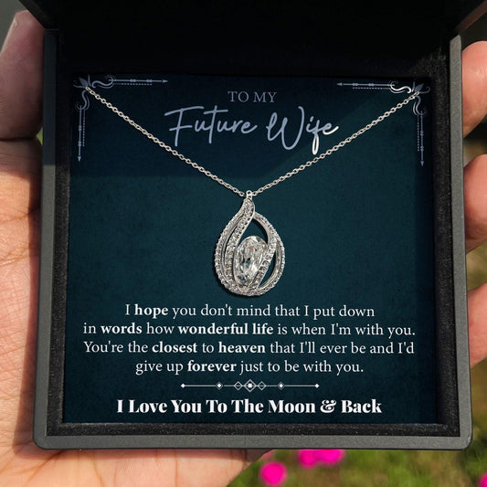 AllGifting, Birdcage Necklace For Women, Future Wife Gift Sterling Silver Birdcage Pendant Jewelry, Card2