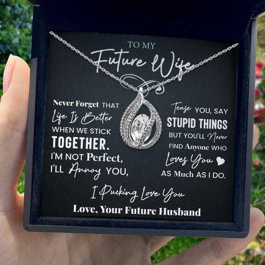 AllGifting, Birdcage Necklace For Women, Future Wife Gift Sterling Silver Birdcage Pendant Jewelry, Card9