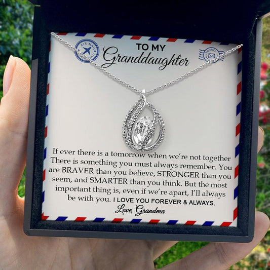 AllGifting, Birdcage Necklace For Women, Granddaughter Gift Sterling Silver Birdcage Pendant Jewelry, Card5