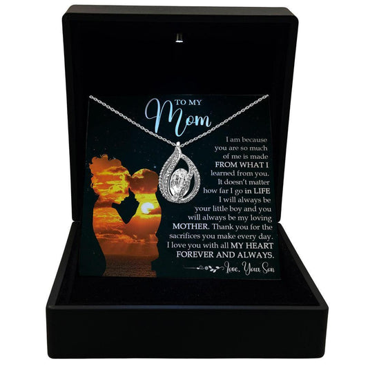 AllGifting, Women's Necklace, Orbital Birdcage, Mom Gift Sterling Silver Birdcage Pendant Jewelry, Card16