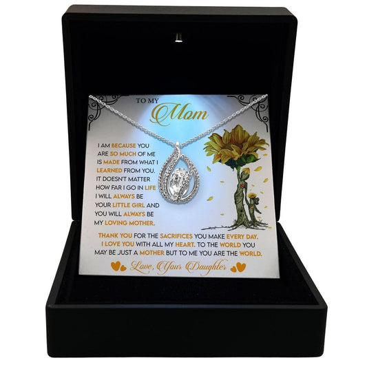 AllGifting, Women's Necklace, Orbital Birdcage, Mom Gift Sterling Silver Birdcage Pendant Jewelry, Card18