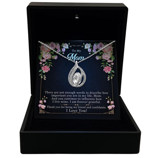 AllGifting, Women's Necklace, Orbital Birdcage, Mom Gift Sterling Silver Birdcage Pendant Jewelry, Card20