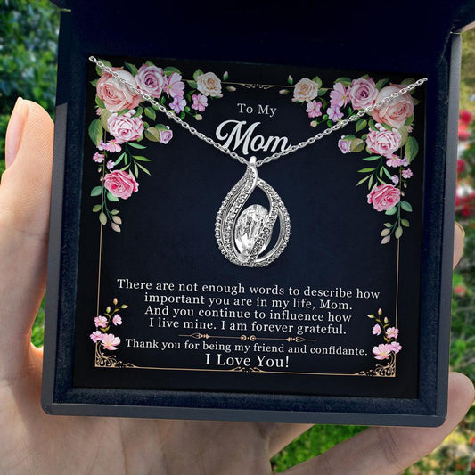 AllGifting, Birdcage Necklace For Women, Mom Gift Sterling Silver Birdcage Pendant Jewelry, Card20
