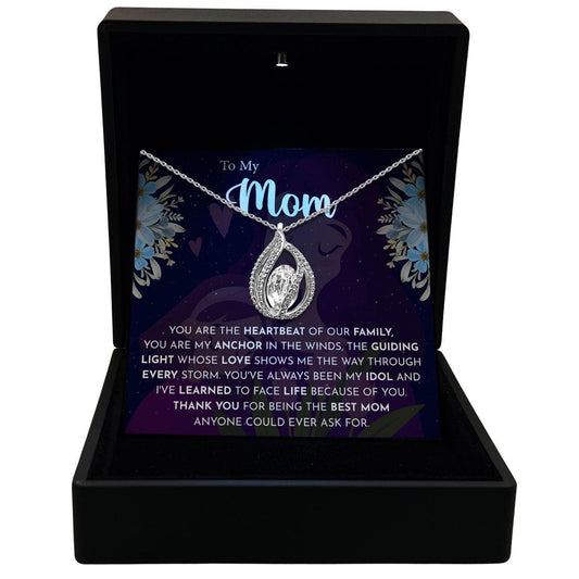 AllGifting, Women's Necklace, Orbital Birdcage, Mom Gift Sterling Silver Birdcage Pendant Jewelry, Card23