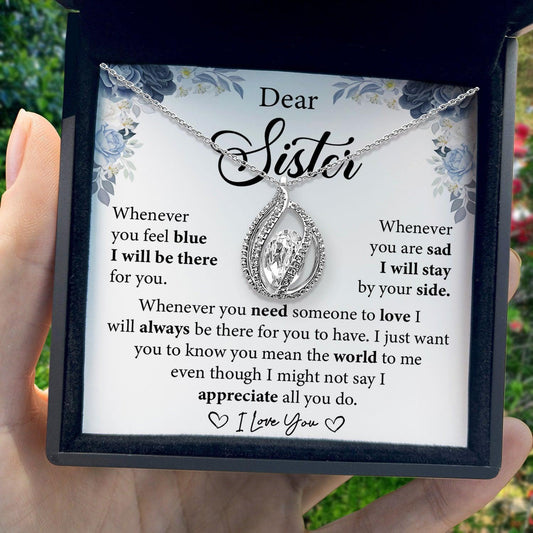 AllGifting, Birdcage Necklace For Women, Sister Gift Sterling Silver Birdcage Pendant Jewelry, Card1