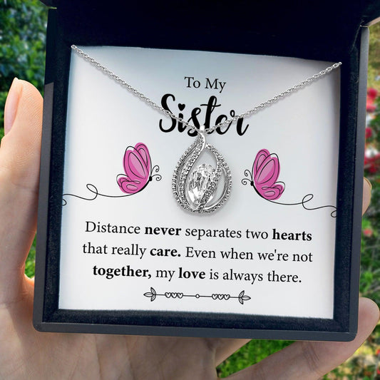 AllGifting, Birdcage Necklace For Women, Sister Gift Sterling Silver Birdcage Pendant Jewelry, Card5