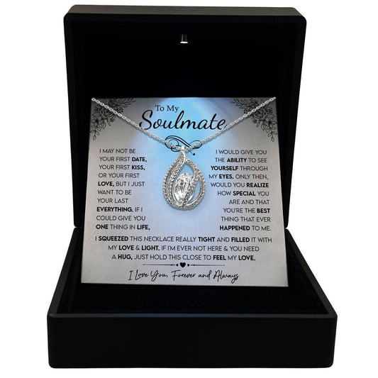 AllGifting, Women's Necklace, Orbital Birdcage, Soulmate Gift Sterling Silver Birdcage Pendant Jewelry, Card16