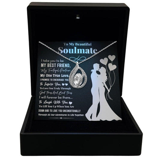 AllGifting, Women's Necklace, Orbital Birdcage, Soulmate Gift Sterling Silver Birdcage Pendant Jewelry, Card2