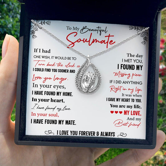 AllGifting, Birdcage Necklace For Women, Soulmate Gift Sterling Silver Birdcage Pendant Jewelry, Card4