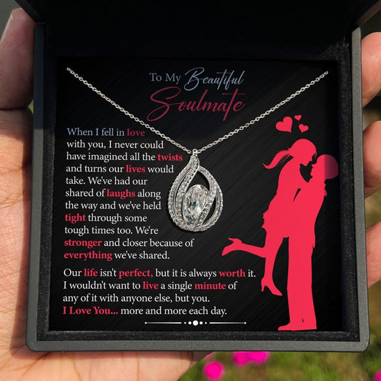 AllGifting, Birdcage Necklace For Women, Soulmate Gift Sterling Silver Birdcage Pendant Jewelry, Card6