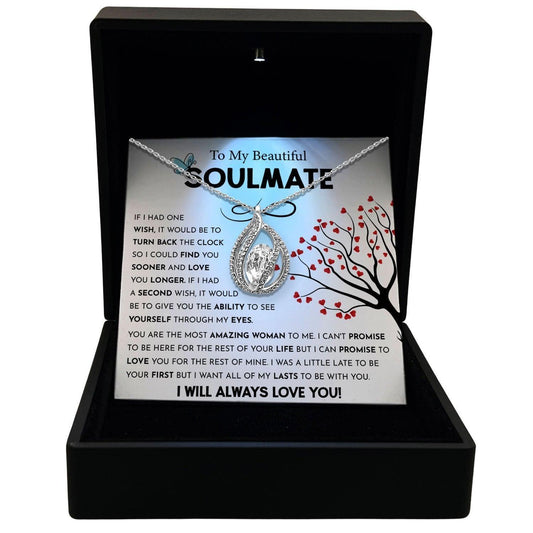 AllGifting, Women's Necklace, Orbital Birdcage, Soulmate Gift Sterling Silver Birdcage Pendant Jewelry, Card7