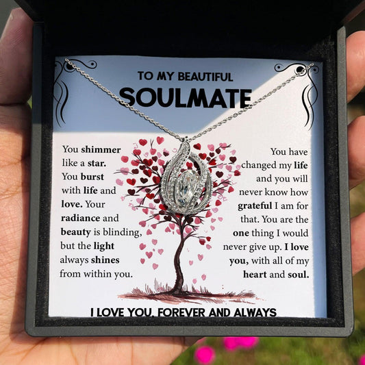 AllGifting, Birdcage Necklace For Women, Soulmate Gift Sterling Silver Birdcage Pendant Jewelry, Card9