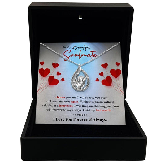 AllGifting, Women's Necklace, Orbital Birdcage Sterling Silver Birdcage Pendant Jewelry, Card1