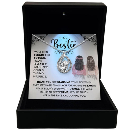 AllGifting, Women's Necklace, Orbital Birdcage Sterling Silver Birdcage Pendant Jewelry, Card15