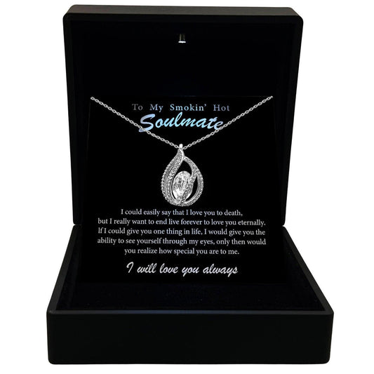 AllGifting, Women's Necklace, Orbital Birdcage Sterling Silver Birdcage Pendant Jewelry, Card21