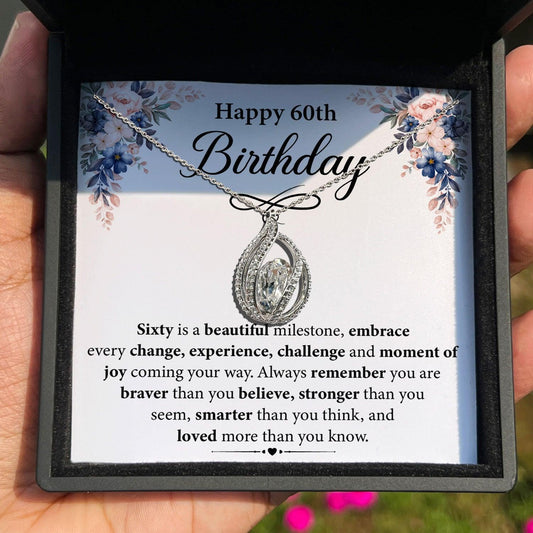 AllGifting, Birdcage Necklace For Women,  60th Birthday Gift for Her Pendant Jewelry