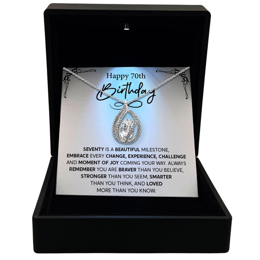 Women's Necklace 70th Birthday Gift for Her Pendant Jewelry