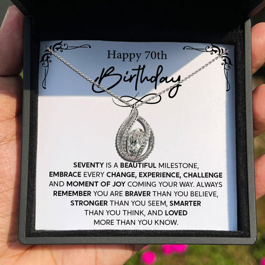 AllGifting, Birdcage Necklace For Women,  70th Birthday Gift for Her Pendant Jewelry