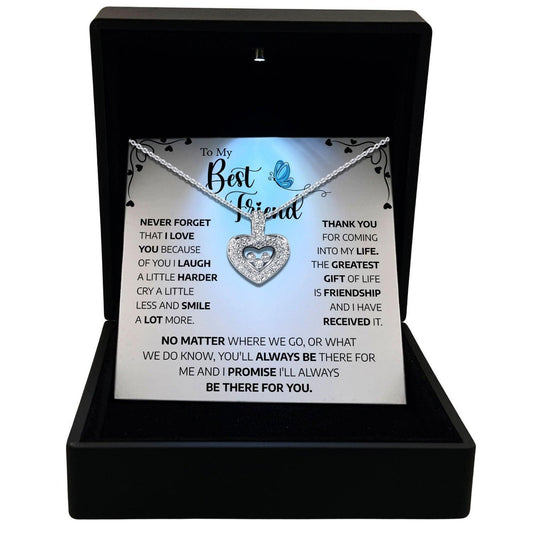 Women's Necklace Best Friend Gift Pendant Jewelry, Card2