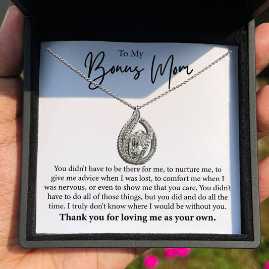 AllGifting, Birdcage Necklace For Women,  Bonus Mom Gift Pendant Jewelry, Card5