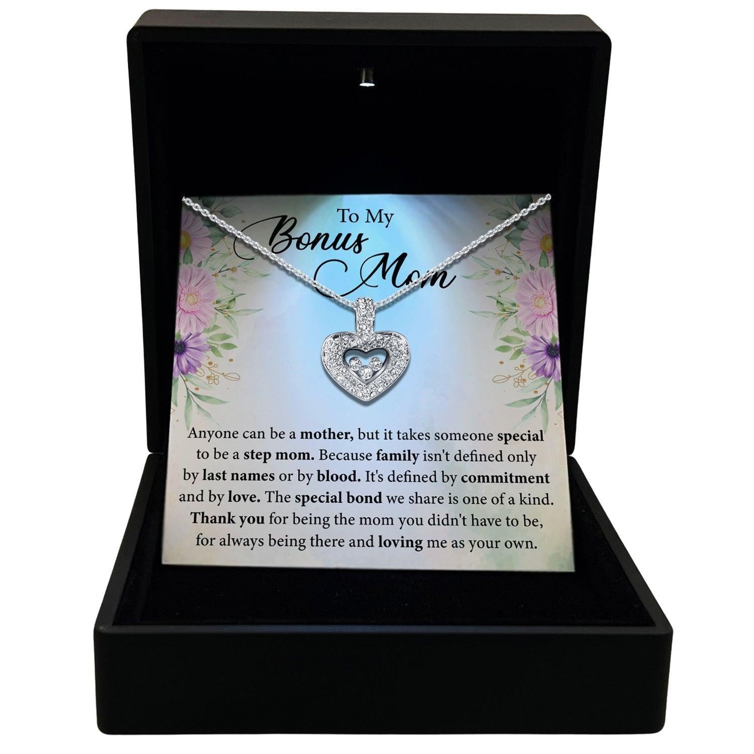 Women's Necklace Bonus Mom Gift Pendant Jewelry, Card7