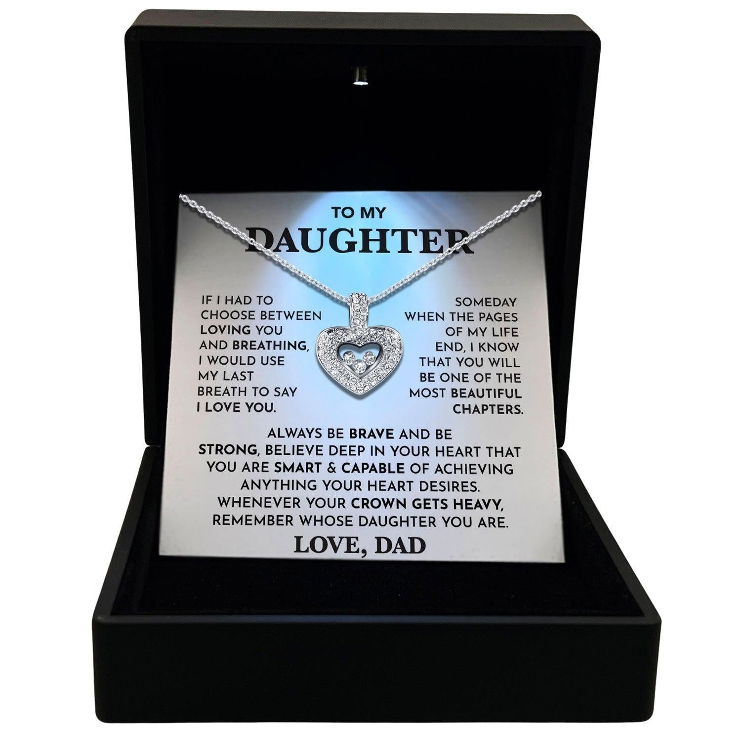 Women's Necklace Daughter Gift Pendant Jewelry, Card10