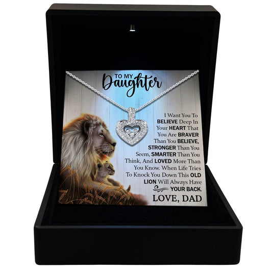 Women's Necklace Daughter Gift Pendant Jewelry, Card12