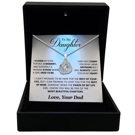 Women's Necklace Daughter Gift Pendant Jewelry, Card19