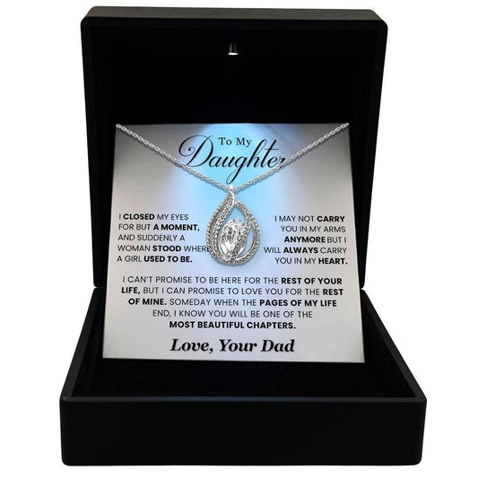Women's Necklace Daughter Gift Pendant Jewelry, Card2