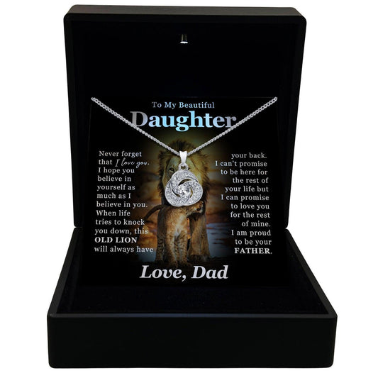 Women's Necklace Daughter Gift Pendant Jewelry, Card20