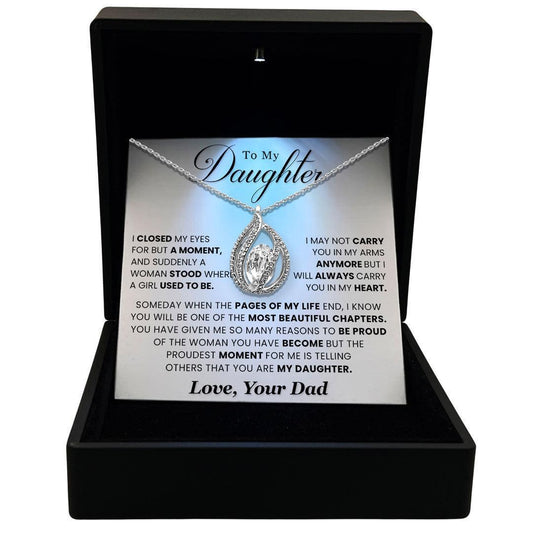 Women's Necklace Daughter Gift Pendant Jewelry, Card3