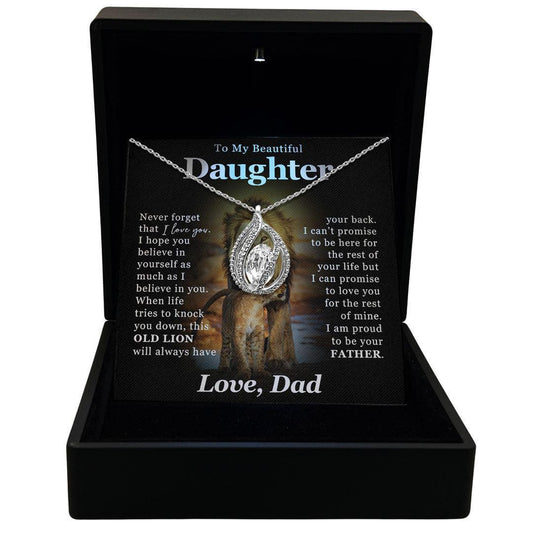 Women's Necklace Daughter Gift Pendant Jewelry, Card5