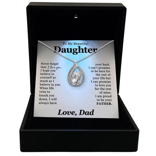 Women's Necklace Daughter Gift Pendant Jewelry, Card6