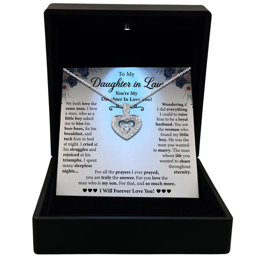 Women's Necklace Daughter-in-Law Gift Pendant Jewelry, Card2