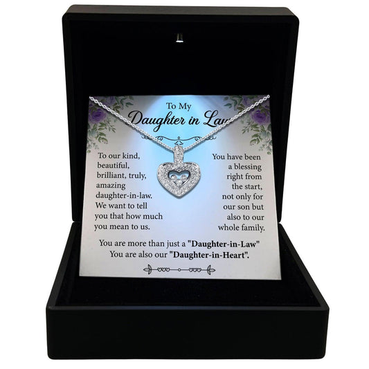 Women's Necklace Daughter-in-Law Gift Pendant Jewelry, Card3