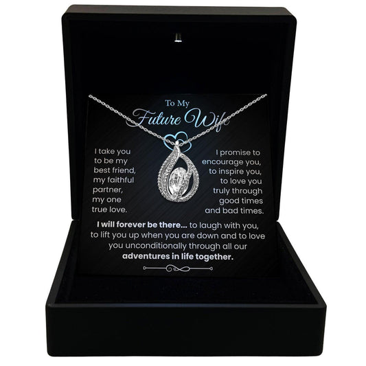 Women's Necklace Future Wife Gift Pendant Jewelry, Card10